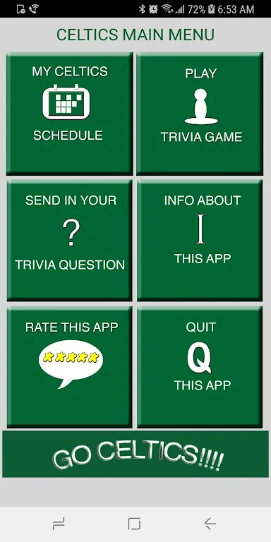 Schermata Trivia & Schedule Celtics fans 0