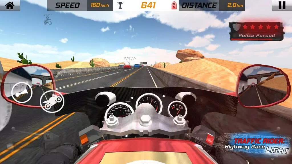 Traffic Rider: Highway Race Li Schermafbeelding 0