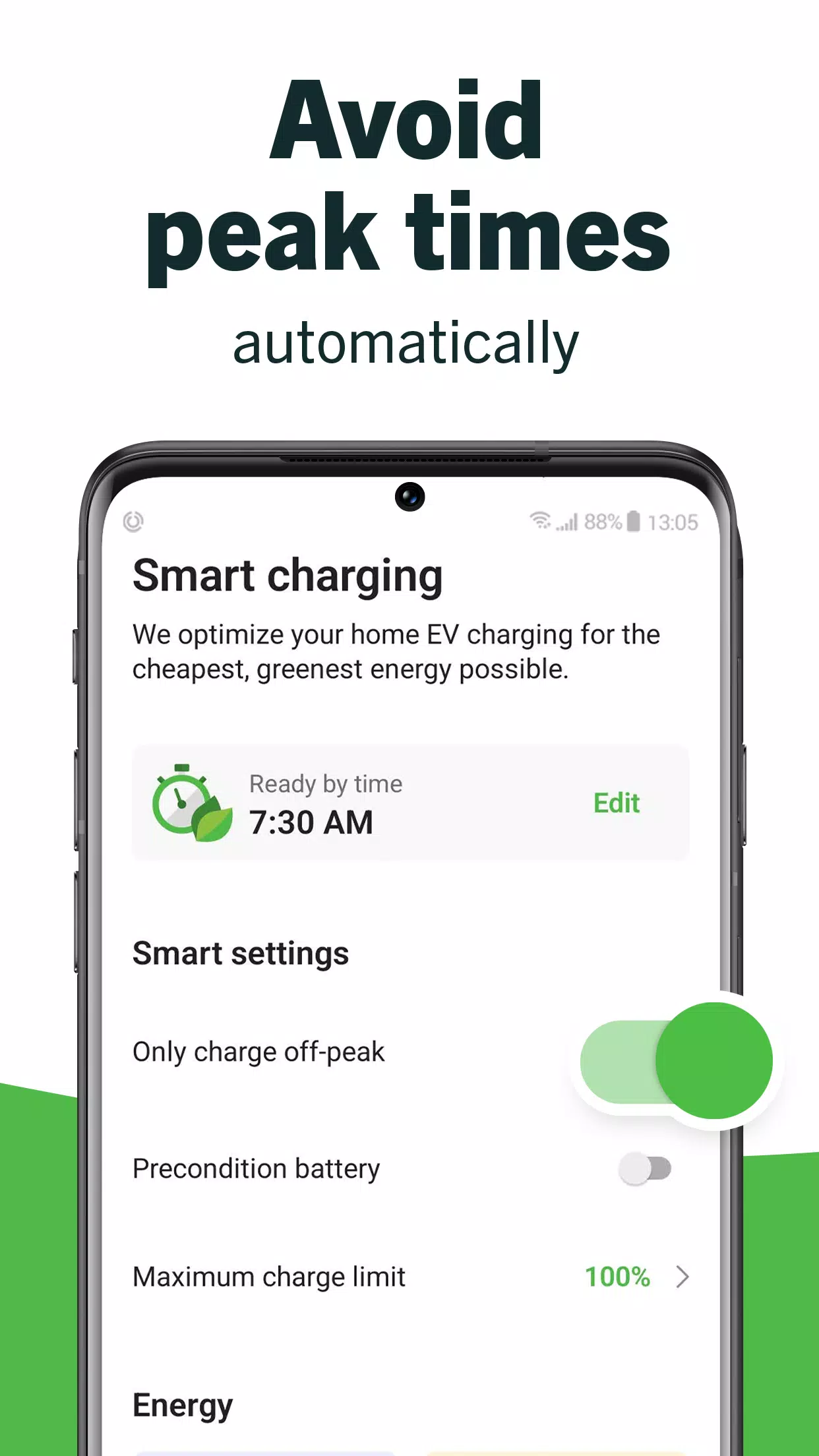 Schermata ev.energy: Home EV Charging 3