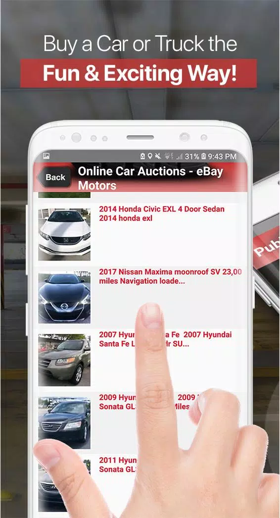 Public Car Auctions Directory Captura de tela 3