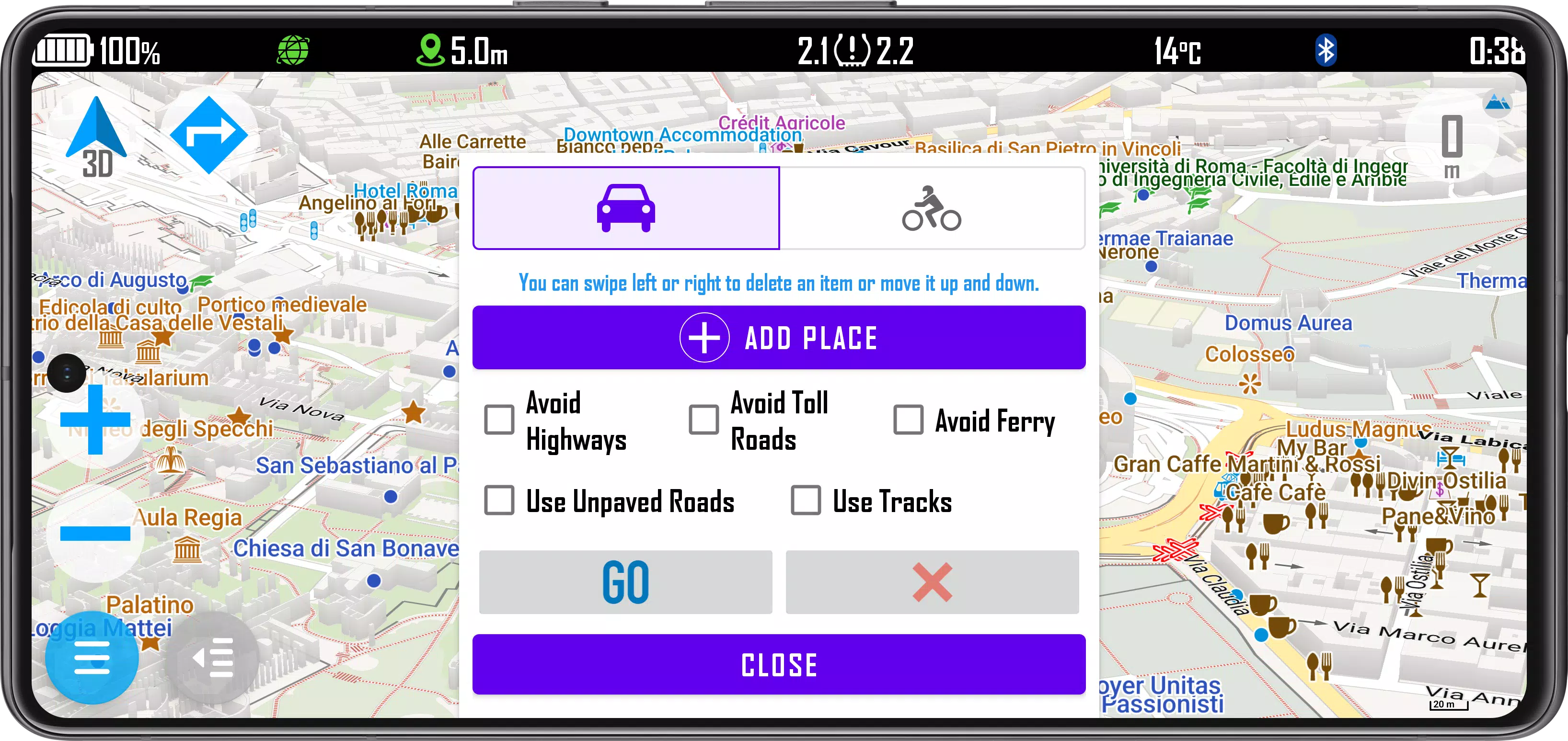 SpeedoX MyRide Screenshot 2