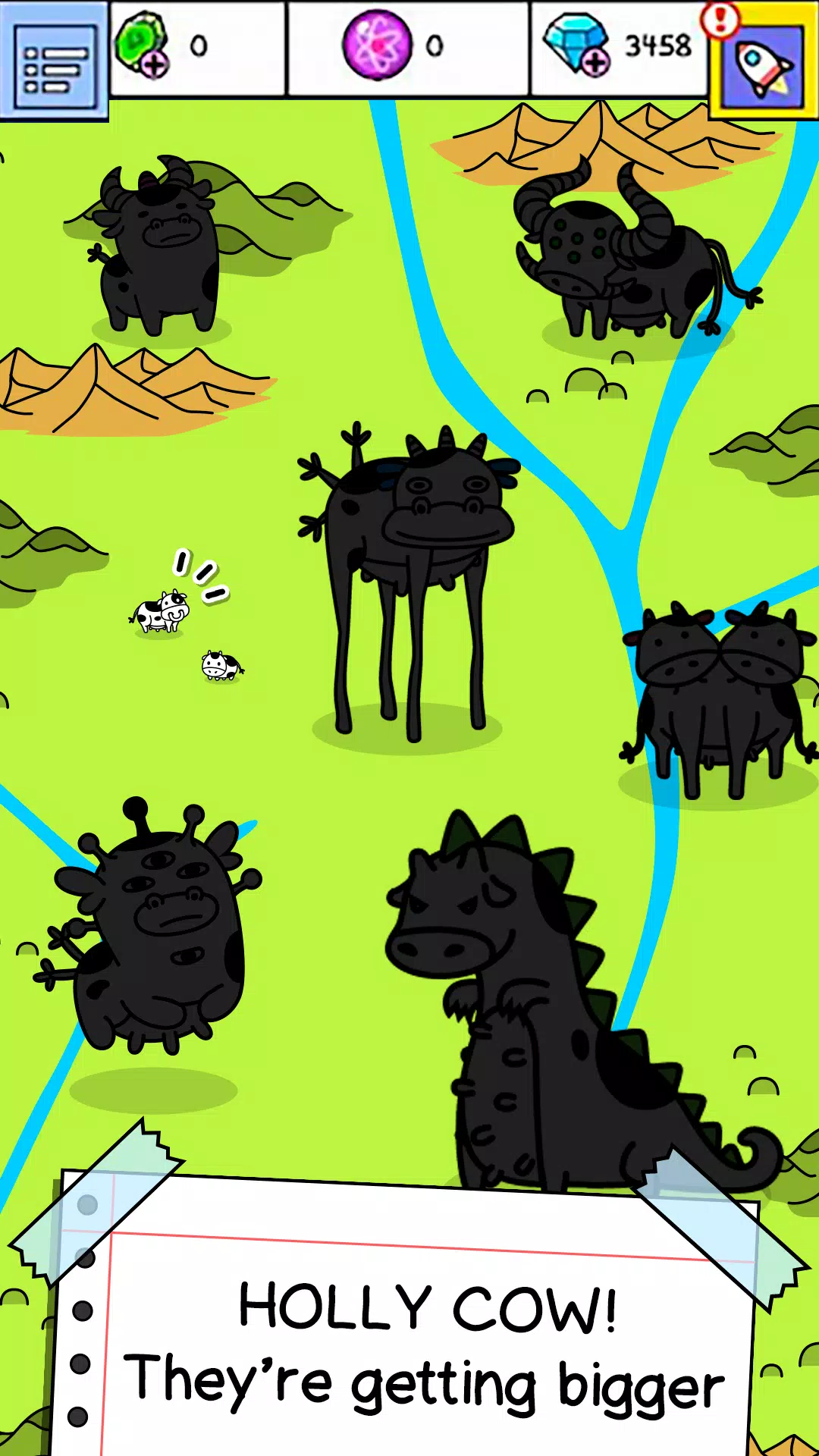 Cow Evolution: Idle Merge Game स्क्रीनशॉट 3