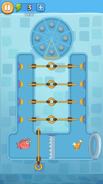 Save The Fish Puzzle Game Tangkapan skrin 0