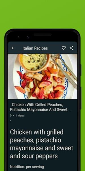 Italian Recipes Screenshot 2