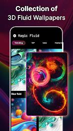 Magic Fluid: Live Wallpaper 3D स्क्रीनशॉट 2