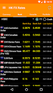 Hong Kong FX Rates স্ক্রিনশট 1