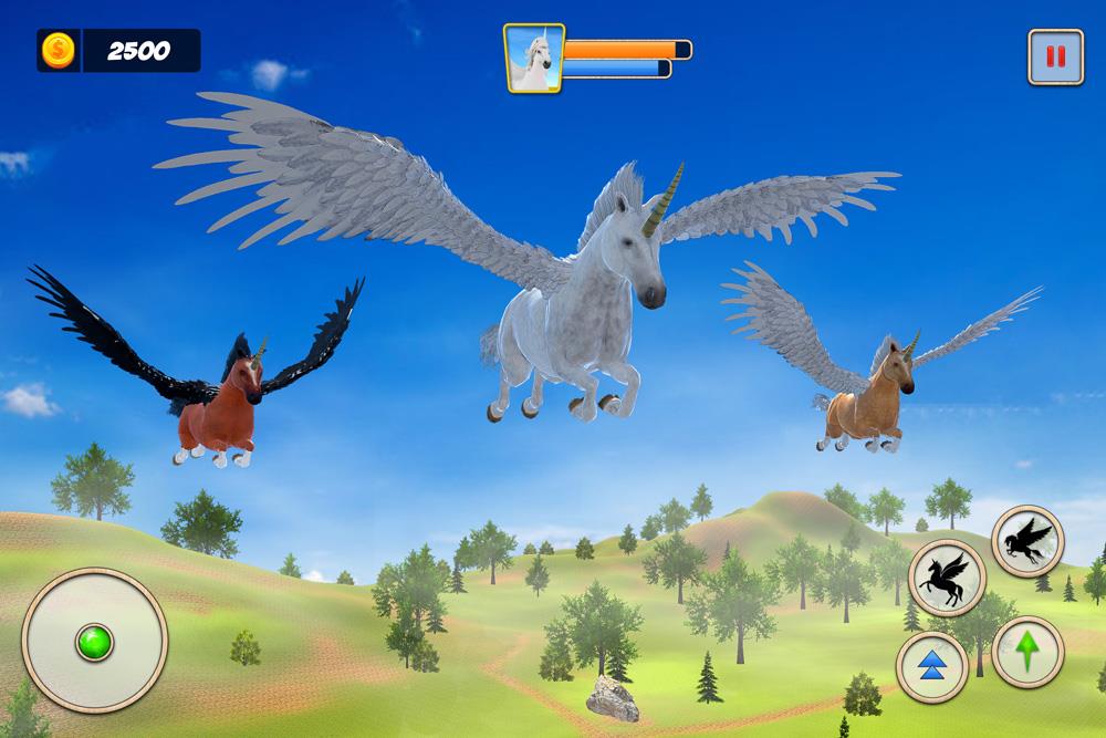 Unicorn Family Simulator Game Tangkapan skrin 3