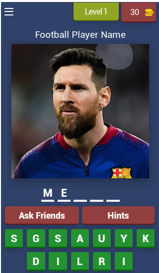 Football Player Quiz Zrzut ekranu 0