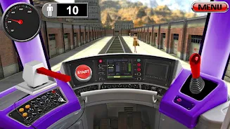 Drive Tram Simulator Tangkapan skrin 3