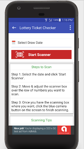 Lottery Ticket Scanner - Pennsylvania Checker Скриншот 1