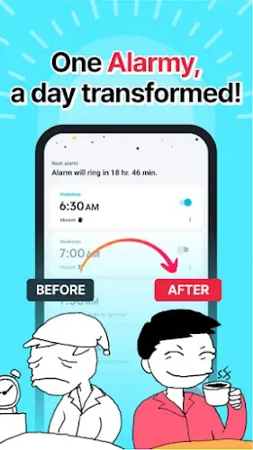 Alarmy - Alarm Clock & Sleep ภาพหน้าจอ 0