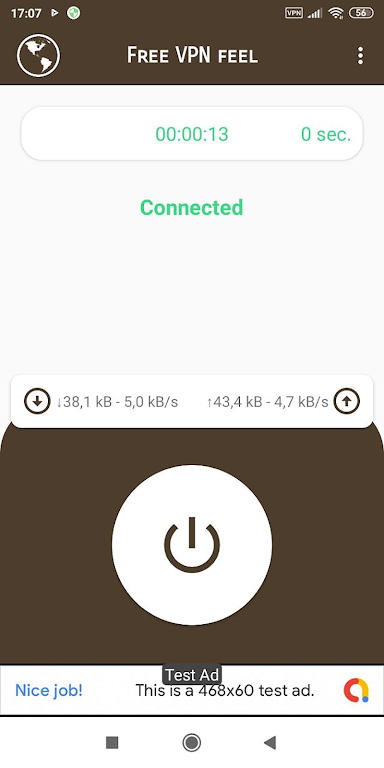 VPN feel - Fast & FREEDOME Скриншот 0