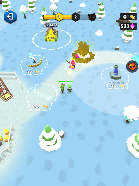 Base Defence: Army Rush Mod স্ক্রিনশট 1