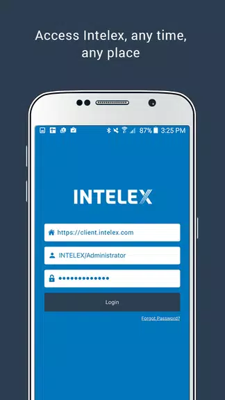 Intelex Mobile Screenshot 0