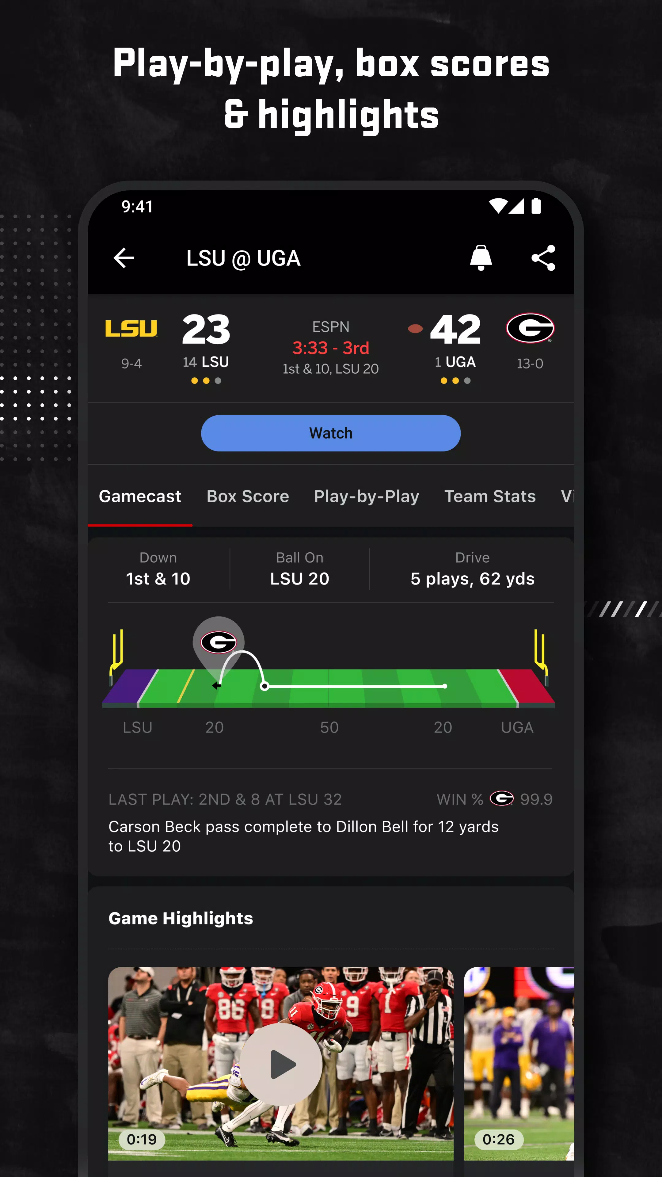 ESPN Screenshot 3