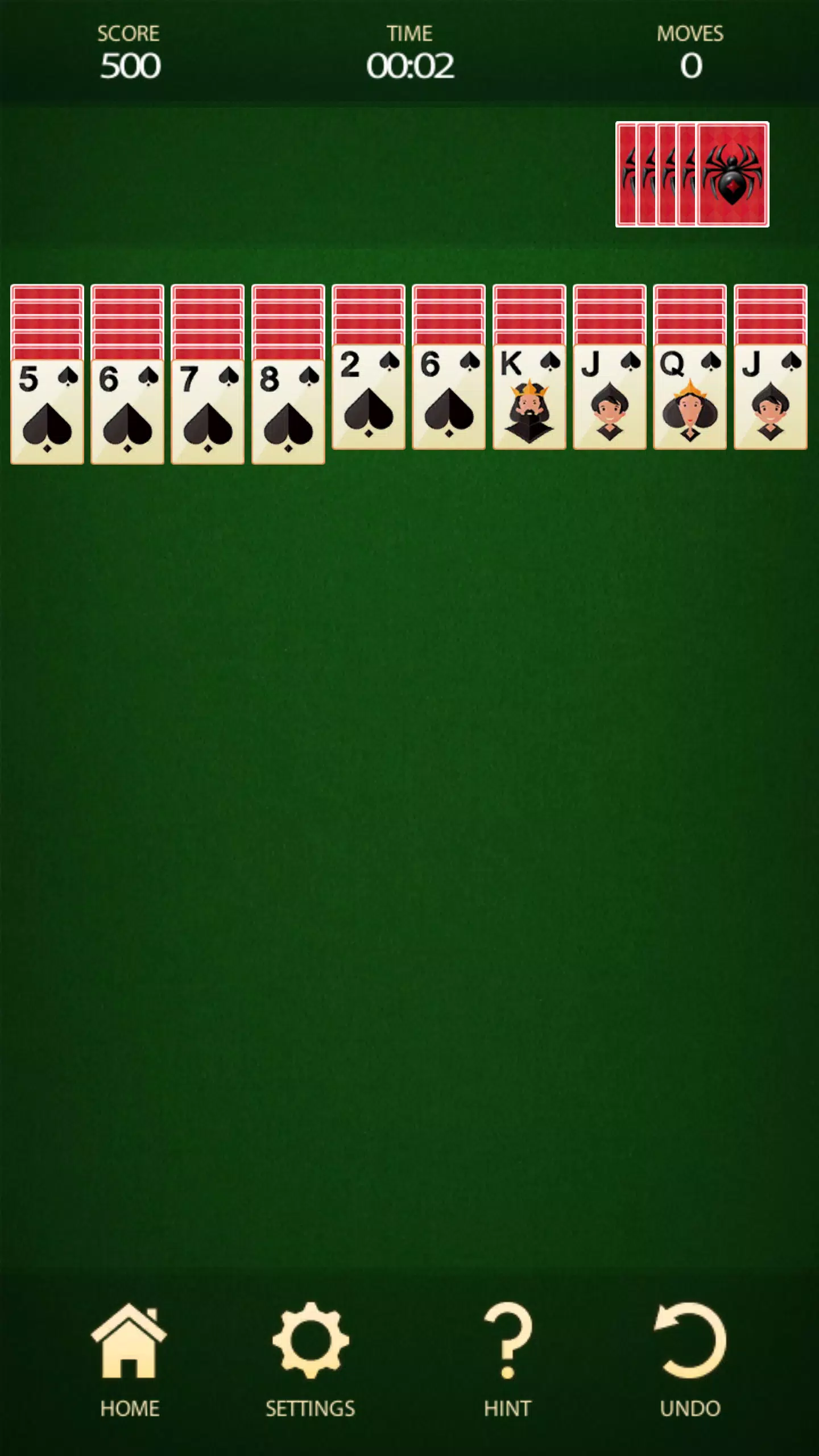 Spider Solitaire: Card Game Capture d'écran 3