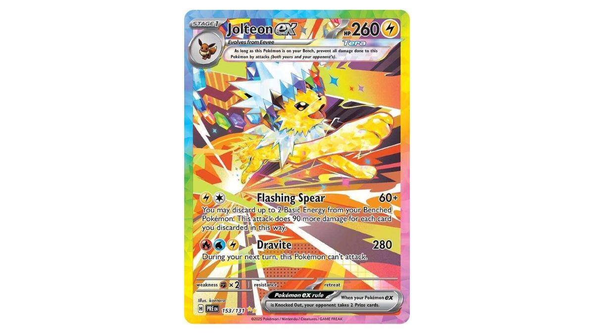 Jolteon ex ilustración rara