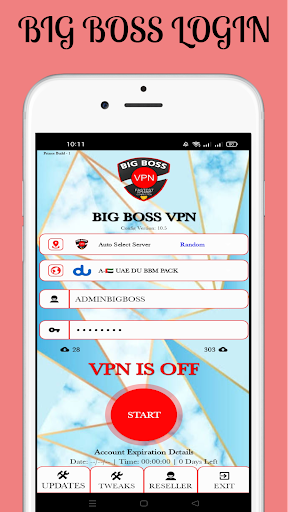 BIG BOSS VPN ဖန်သားပြင်ဓာတ်ပုံ 1