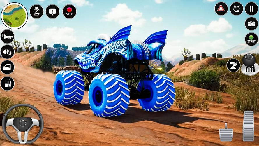 Extreme Monster Truck Game 3D স্ক্রিনশট 1