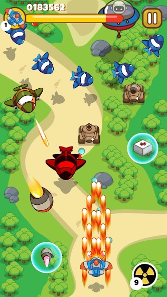 Sky Raiders - Battle Wars Mod ဖန်သားပြင်ဓာတ်ပုံ 3
