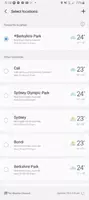 Samsung Weather ภาพหน้าจอ 3