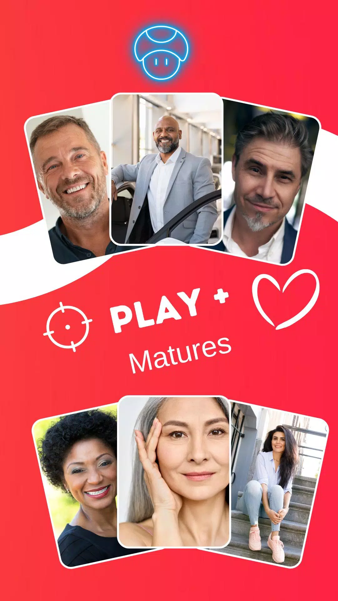 Mature Singles: Over 50 Dating Captura de tela 1