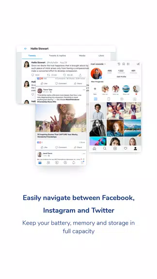 Social One - Facebook, Instagr應用截圖第1張