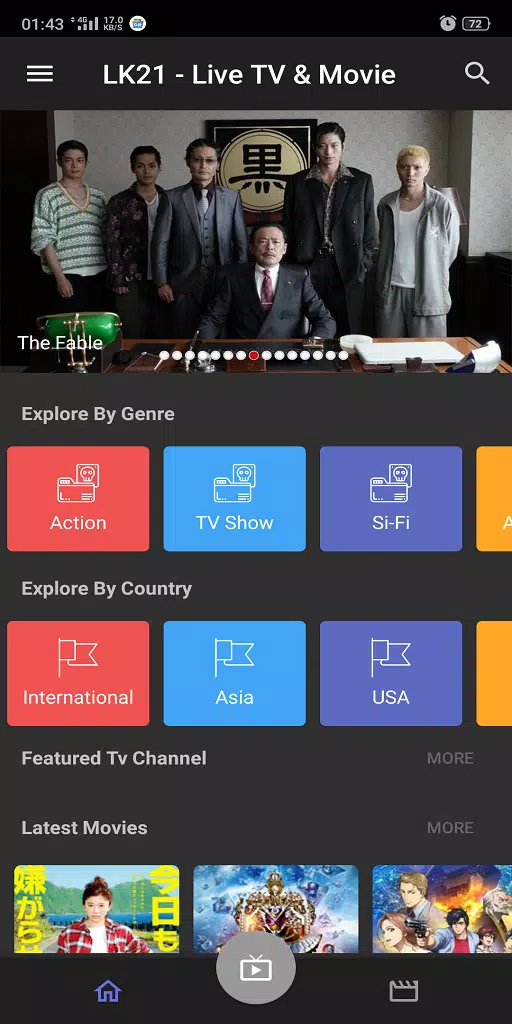 LK21 XXI - Live TV,  Movie  & Drama HD Sub Indo ဖန်သားပြင်ဓာတ်ပုံ 1