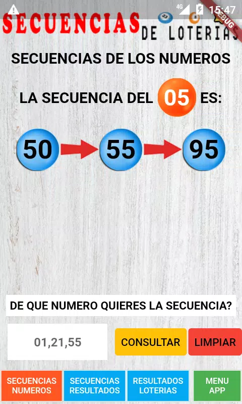 Secuencias de Loterias ဖန်သားပြင်ဓာတ်ပုံ 3