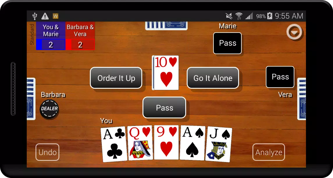 Euchre Card Classic Screenshot 0