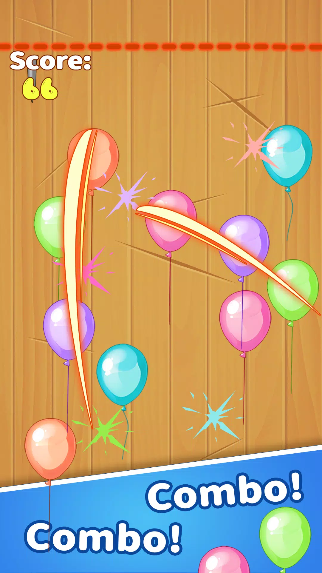 Crazy Breaking Balloons Screenshot 1