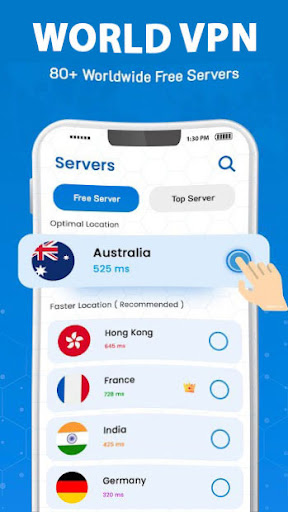 World VPN Tangkapan skrin 2