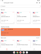 Schermata Earthquake App - Tracker, Map 3