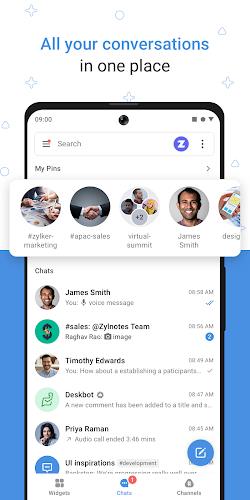 Zoho Cliq - Team Chat Ảnh chụp màn hình 2