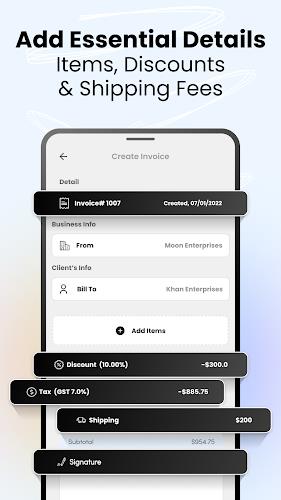 Invoice Maker and Generator Schermafbeelding 0