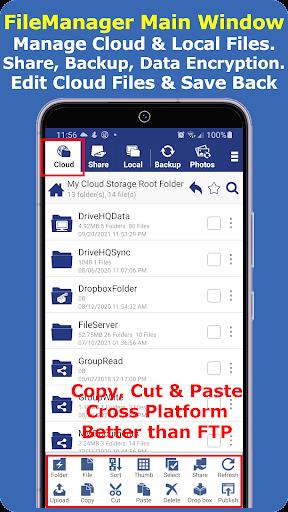 Cloud File Manager Captura de pantalla 1