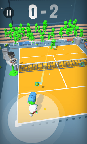 lawn tennis games - 3D offline Captura de pantalla 0