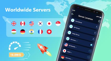 Typhoon VPN - Super Fast VPN Ảnh chụp màn hình 3