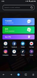 Nice browser: translator&VPN স্ক্রিনশট 0