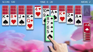 Spider Solitaire-card game स्क्रीनशॉट 3