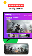 Schermata TV Cast to Chromecast and Roku 3