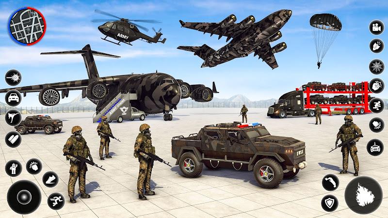 Army Transport Vehicles Games स्क्रीनशॉट 2