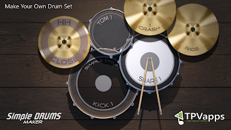 Drums Maker: Drum simulator Capture d'écran 0