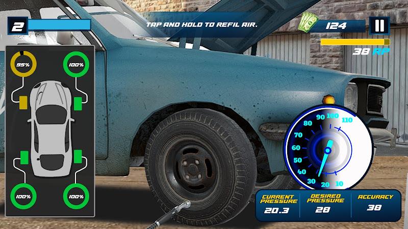 Tire Shop Car Mechanic Game 3d Ekran Görüntüsü 1