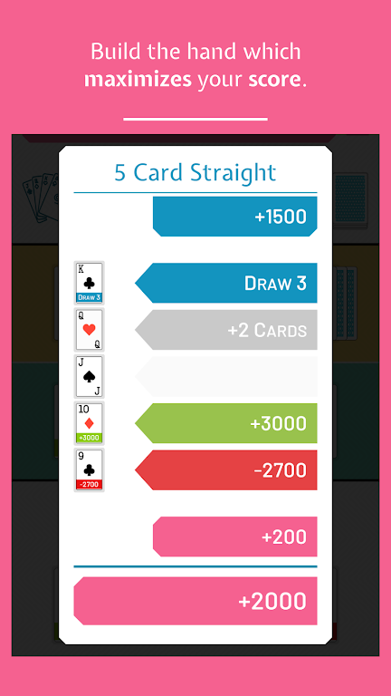 9-Draw: Poker Solitaire Puzzle Ekran Görüntüsü 3