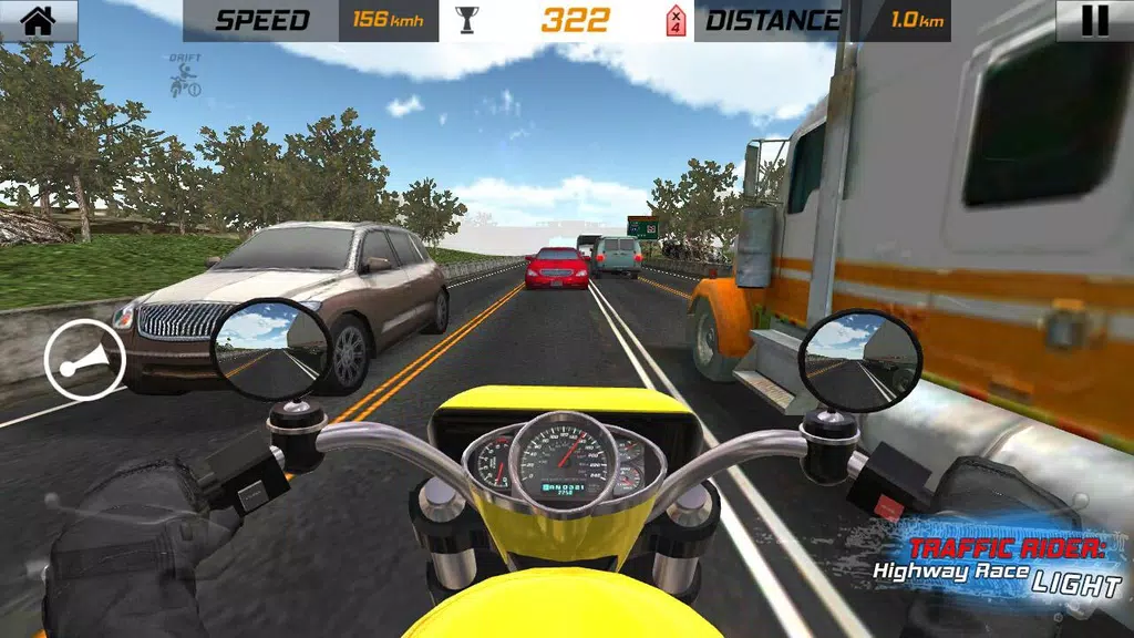 Traffic Rider: Highway Race Li Schermafbeelding 1