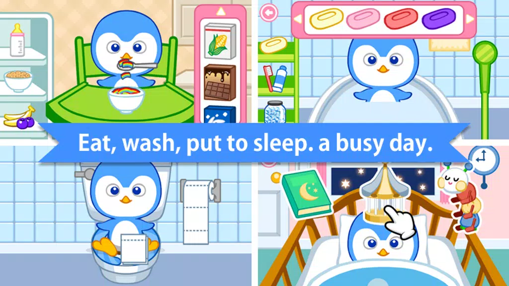 Baby Care : Poky (Penguin) ภาพหน้าจอ 2