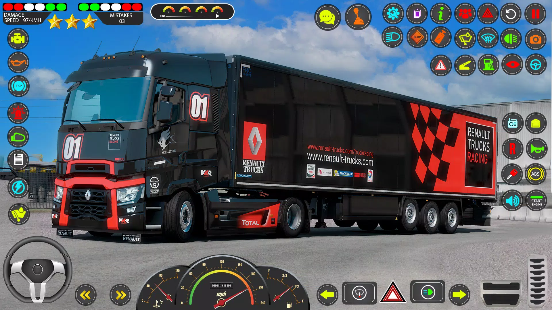 Euro Truck Games Sim 3d Ảnh chụp màn hình 3