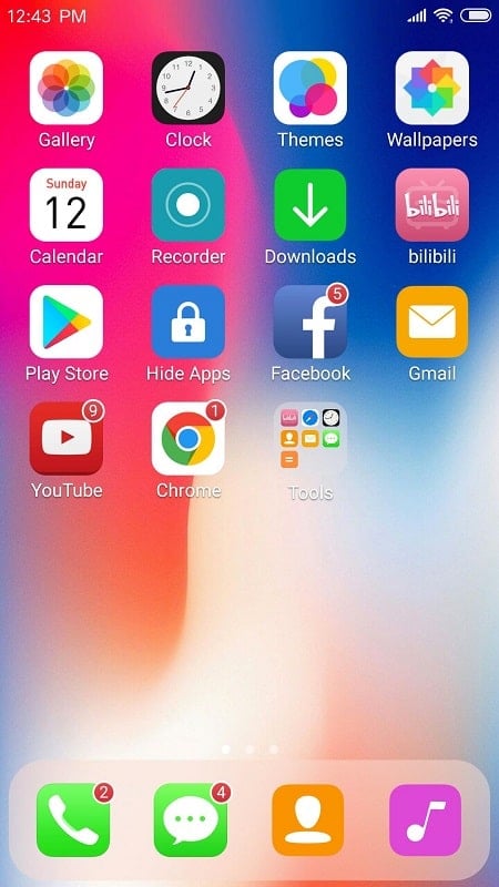 X Launcher Pro Ekran Görüntüsü 1