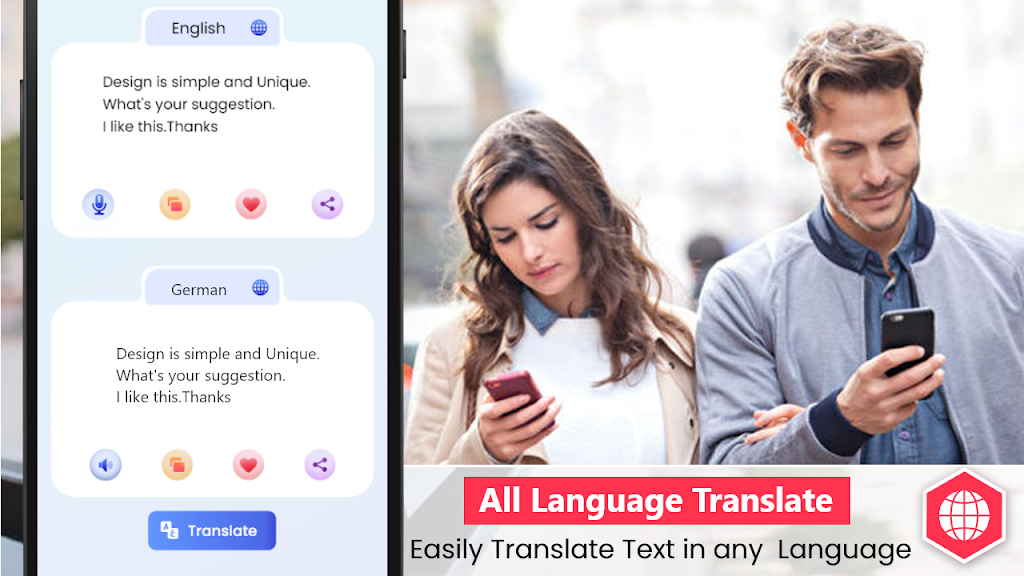 Text to speak : Translator应用截图第3张